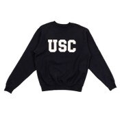 USC Trojan Basics Heritage Navy Tackle Twill Fleece Sweatshirt